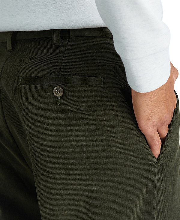 Haggar Men's Classic-Fit Stretch Corduroy Pants MSRP $80