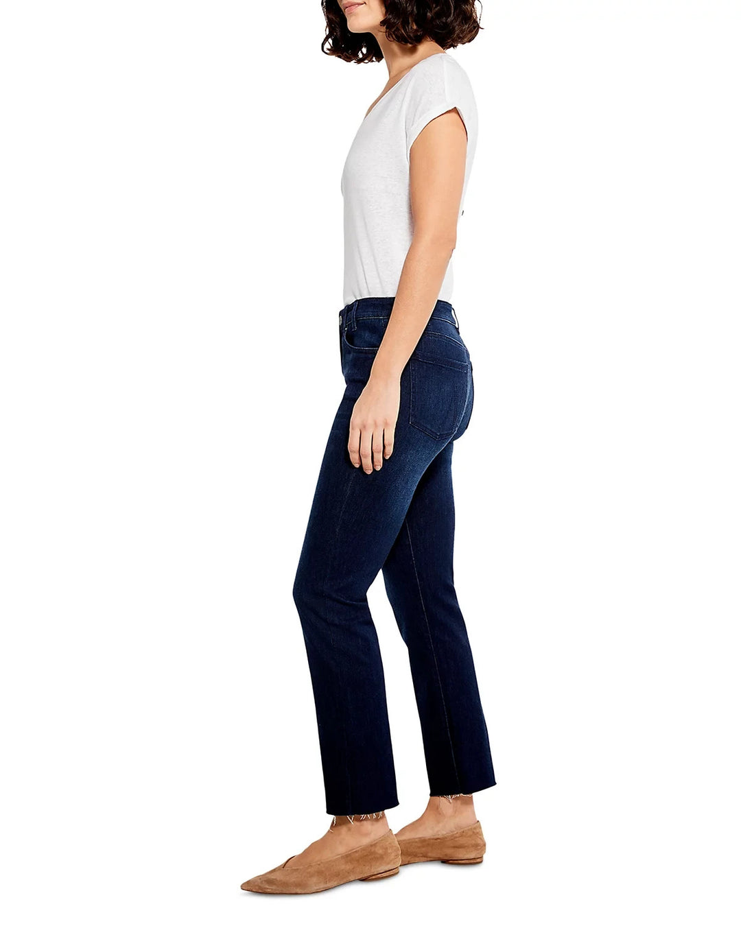 NIC+ZOE Mid Rise Straight Ankle Jeans MSRP $158