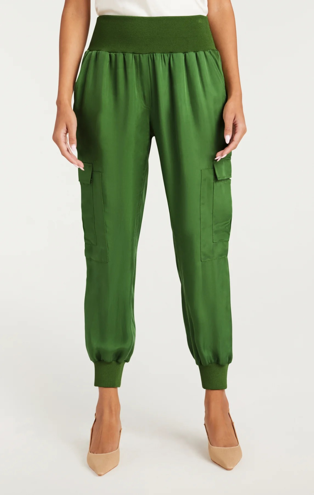 Cinq à Sept Giles High-Waist Jogger Pants MSRP $265