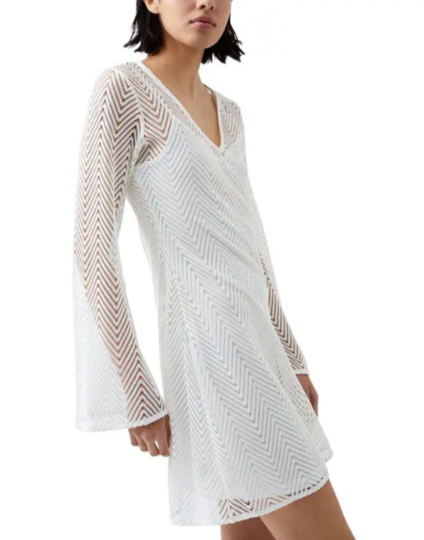 FRENCH CONNECTION Rudy Textured A-Line Dress MSRP $158