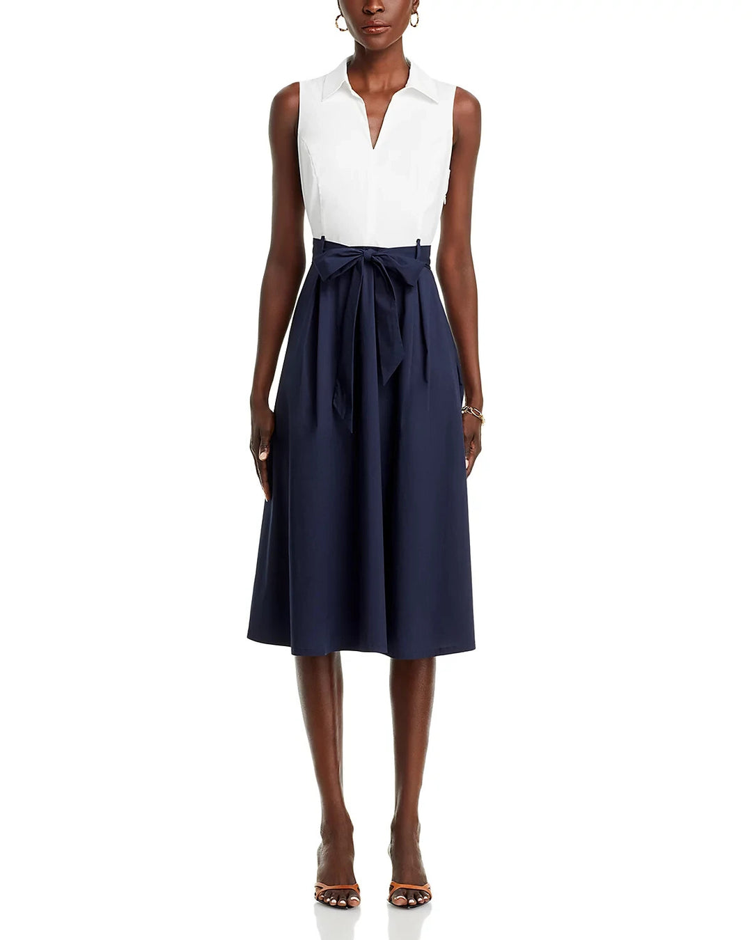 T Tahari Tie Waist Dress MSRP $138