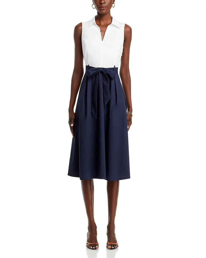 T Tahari Tie Waist Dress MSRP $138