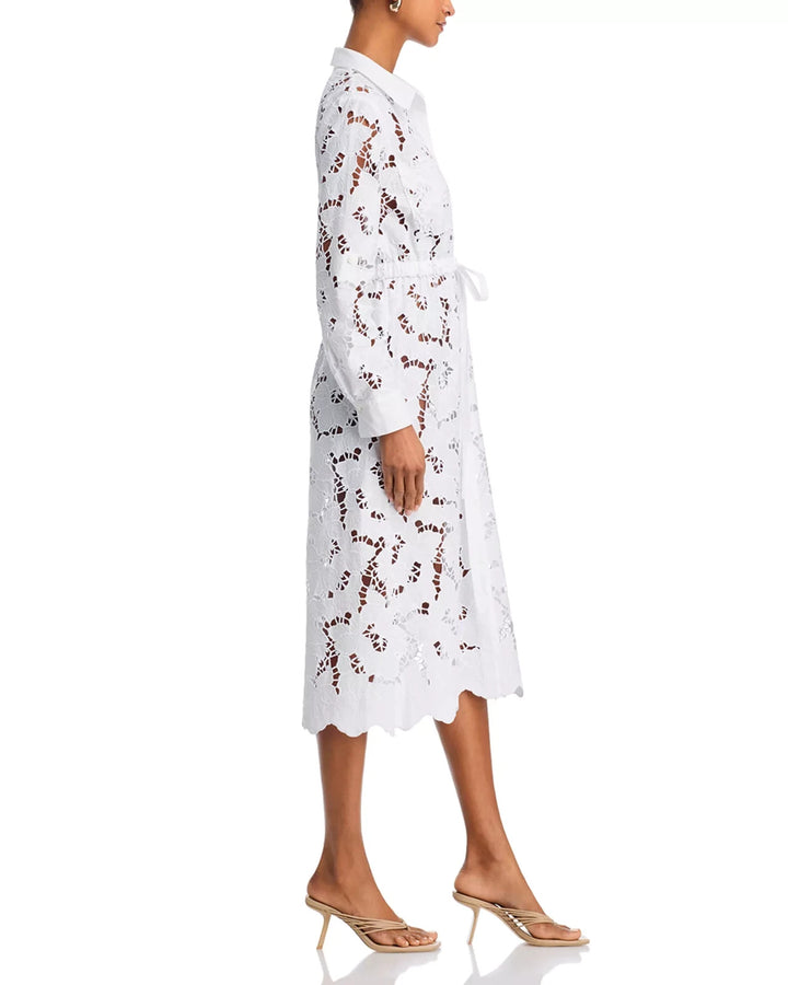 L'AGENCE Emilio Midi Shirt Dress MSRP $575