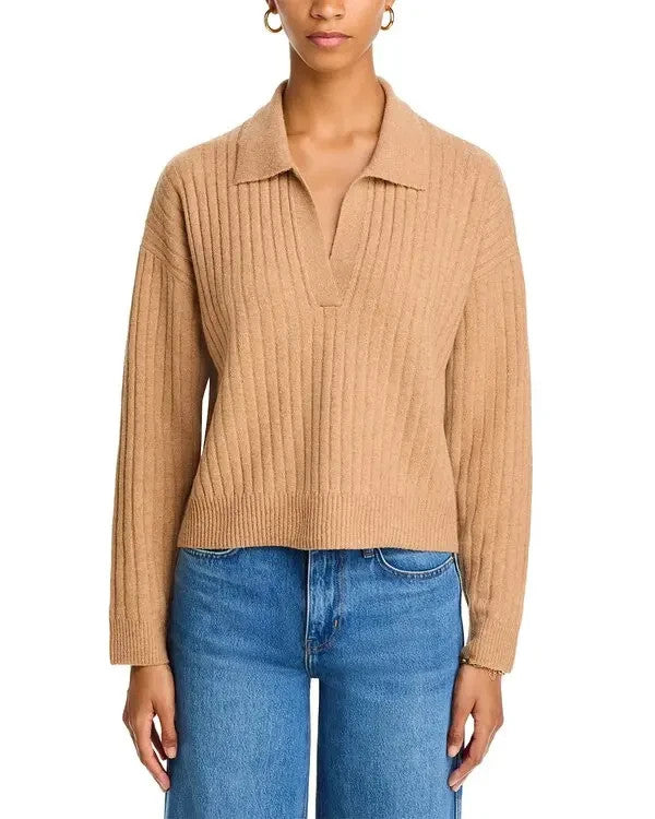 FRENCH CONNECTION Vhari Collared Sweater MSRP $128