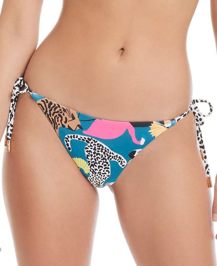 Red Carter Women's Reversible Tie-Side Bikini Bottoms MSRP $62