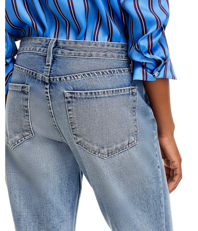 L'AGENCE Milana Mid Rise Straight Jeans MSRP $285