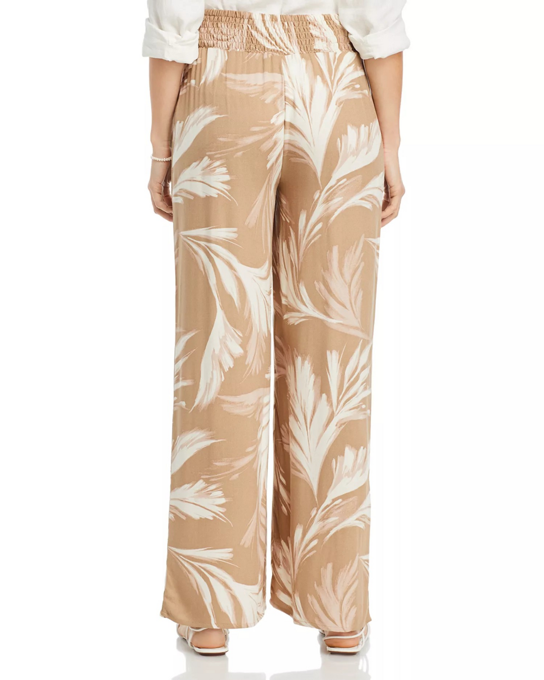 Cupio Printed Smock Waist Pants MSRP $69