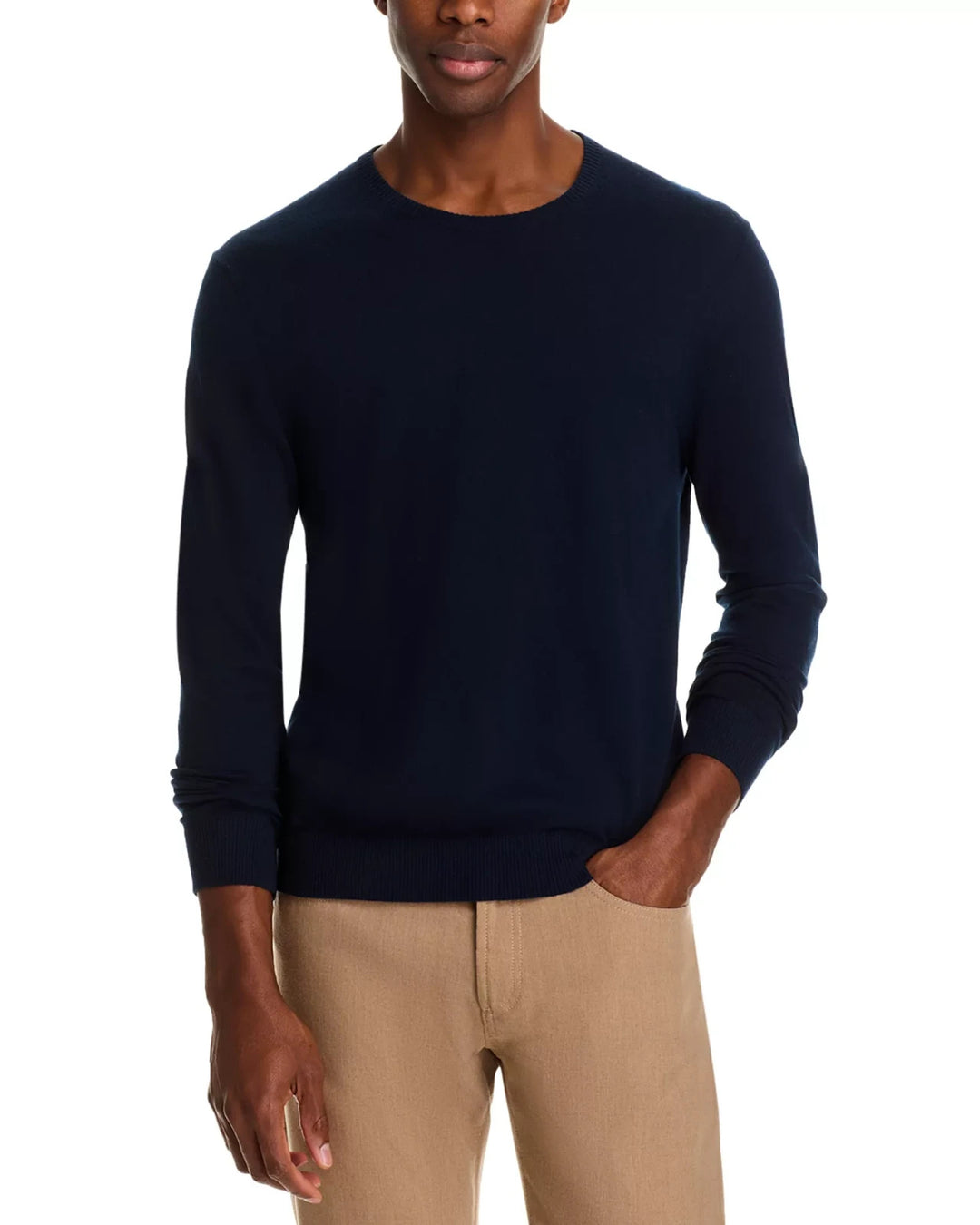 The Men's Store Cotton Cashmere Crewneck Sweater MSRP $108