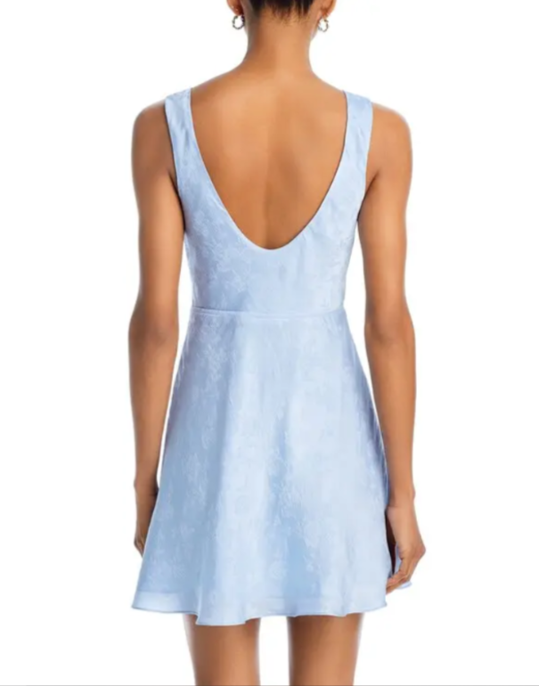 AQUA x Liat Baruch Silk Jacquard Mini Dress MSRP $128
