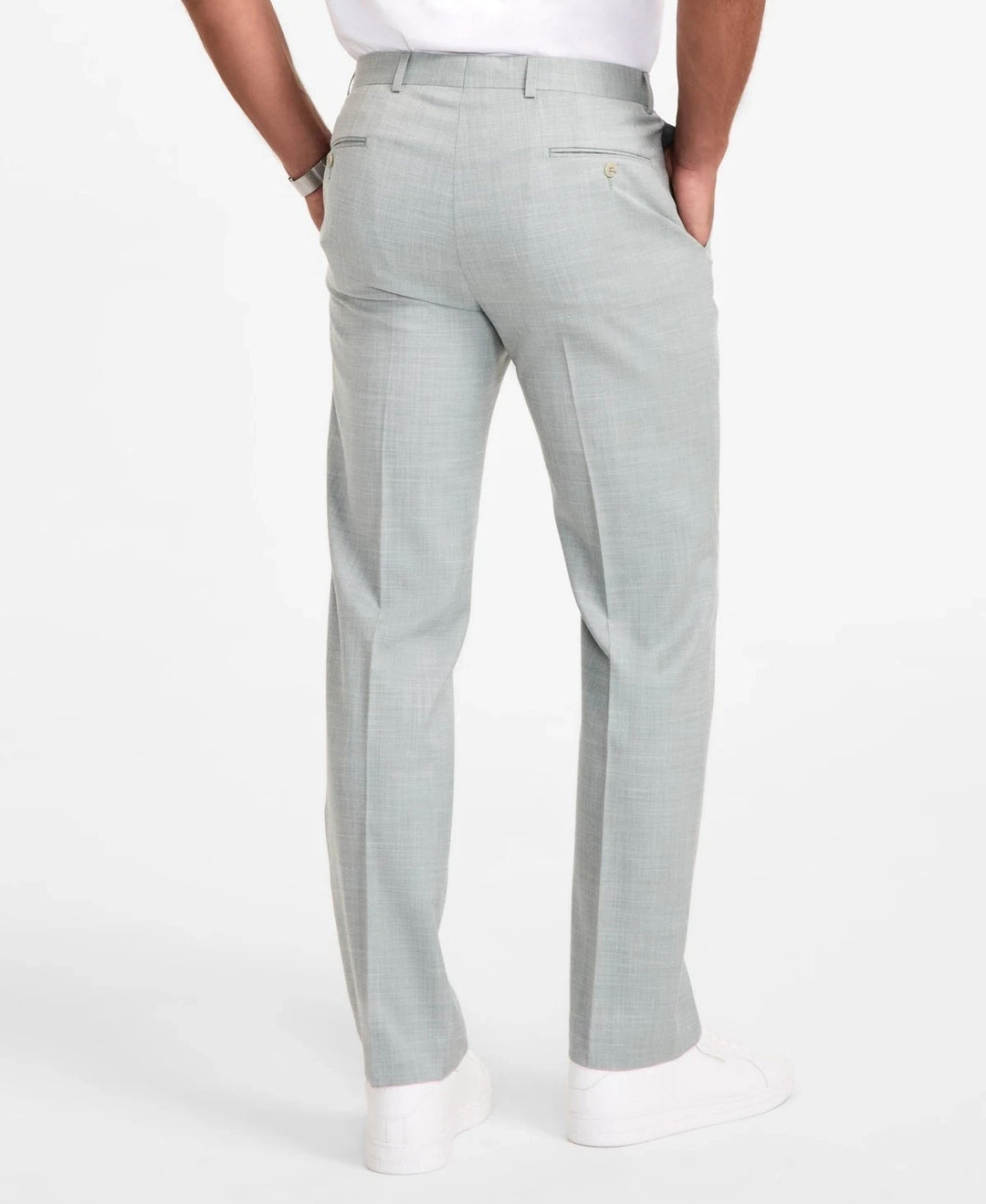 Michael Kors Men's Classic-Fit Sharkskin Dress Pants MSRP $95