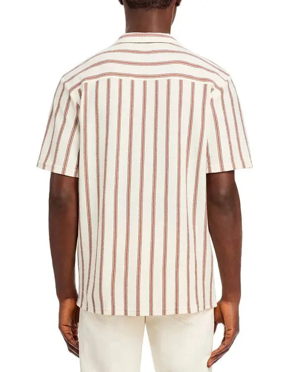 Madewell Printed Short Sleeve Button Front Camp Shirt MSRP $69