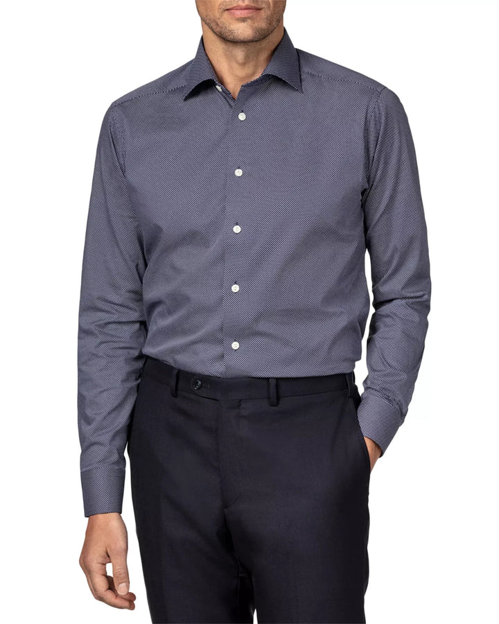 Eton Dotted Slim Fit Dress Shirt MSRP $270