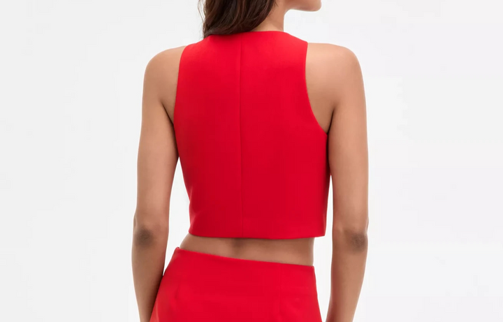 French Connection Azra Twill Top MSRP $98