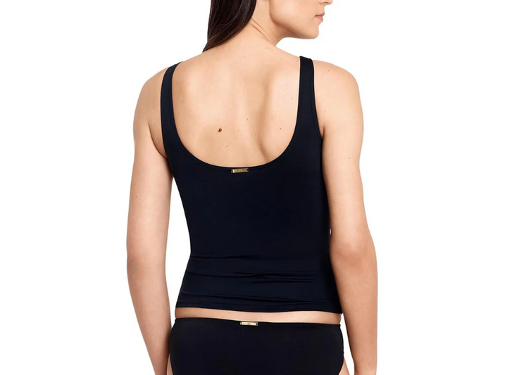 Lauren Ralph Lauren Beach Club Solid Ruffle Tankini Top MSRP $98