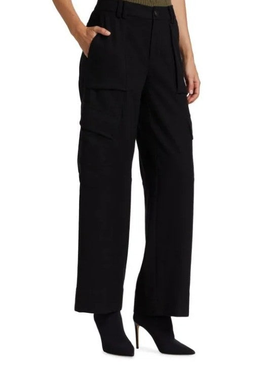 Vince Wide-Leg Flannel Raver Pants MSRP $495