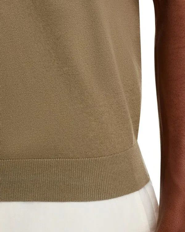 The Men's Store Short Sleeve Sweater Polo MSRP $98