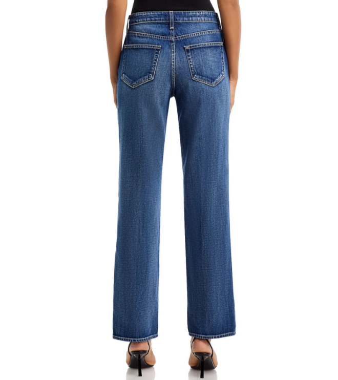 L'AGENCE Jones Ultra High Rise Stovepipe Straight Jeans MSRP $295