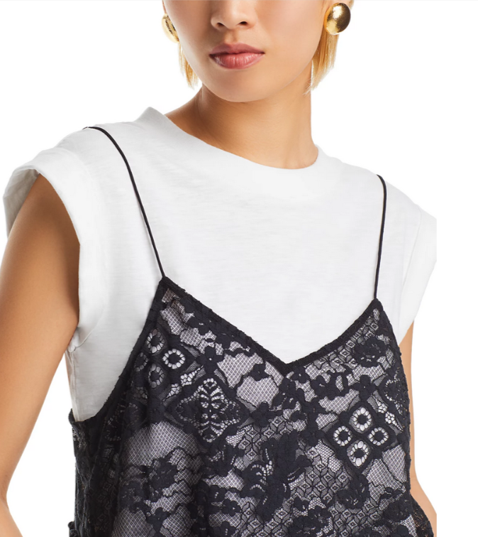 Cinq à Sept Samantha Lace Top MSRP $295