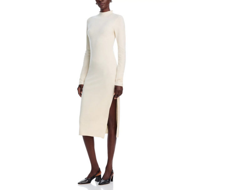 FRENCH CONNECTION Side Slit Sweater Dress MSRP $118