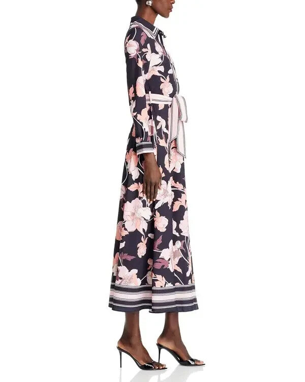 Nancy Yang Floral Print Maxi Dress MSRP $165