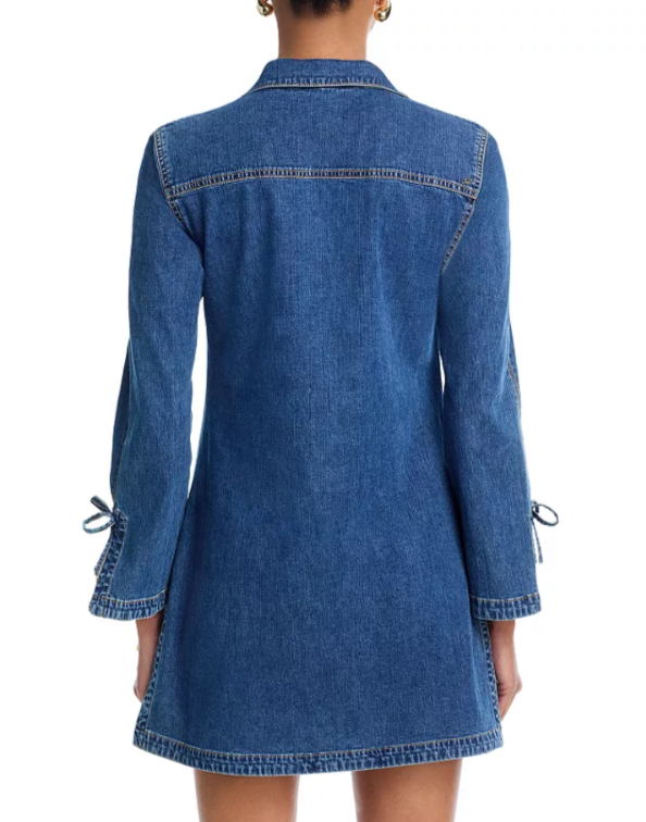 Cinq à Sept Aster Denim Mini Dress MSRP $425