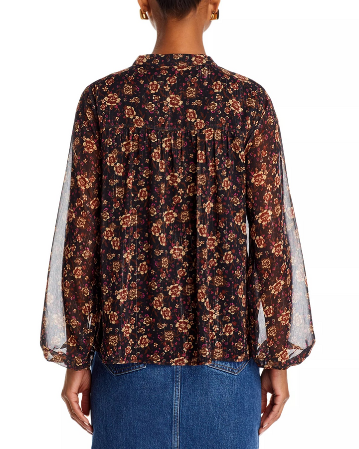 KOKO + MASON Button Front Blouse MSRP $88