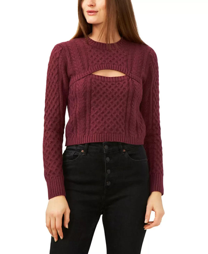 1.STATE Keyhole Sweater