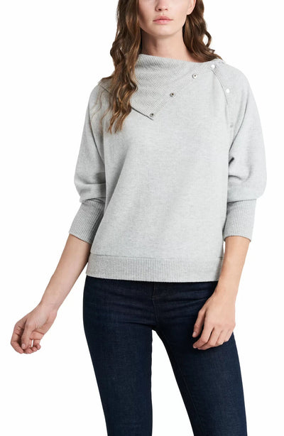 Vince Camuto Foldover Neck Long Sleeve Sweater