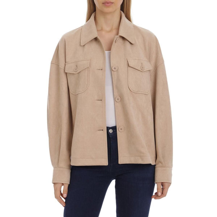 Bagatelle Faux Suede Shirt Jacket