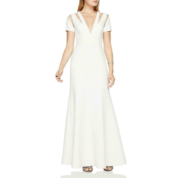 Bcbgmaxazria Womens Estrella Cutout Gown