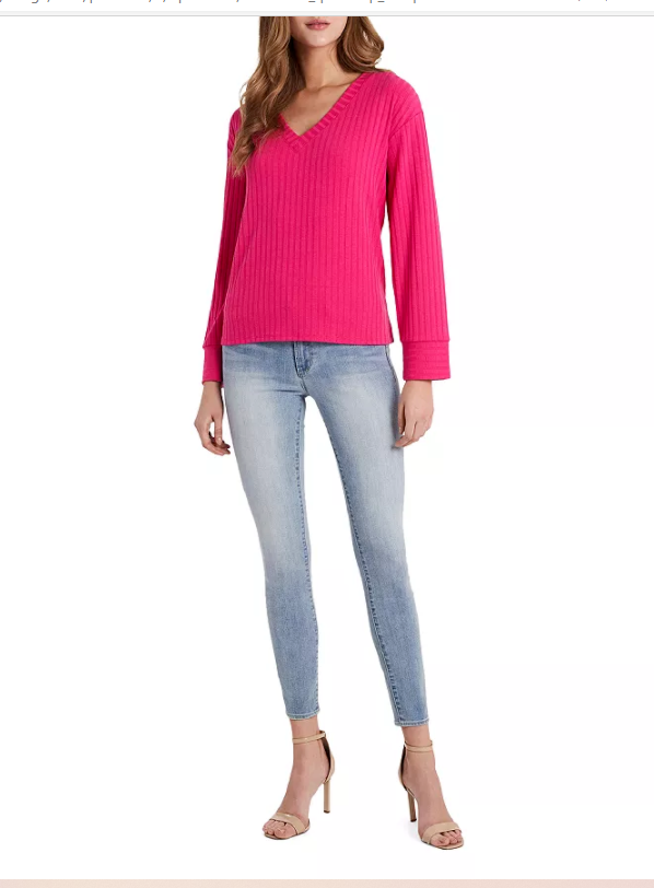 Vince Camuto Ribbed Knit Top