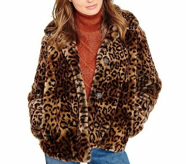 MKT Studio Miniloo Faux Fur Leopard-Print Coat