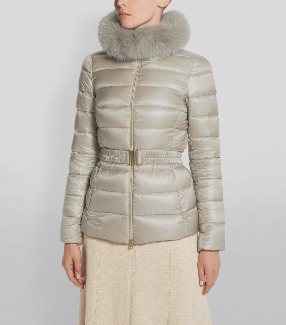 Herno Fur Trim Claudia Padded Jacket