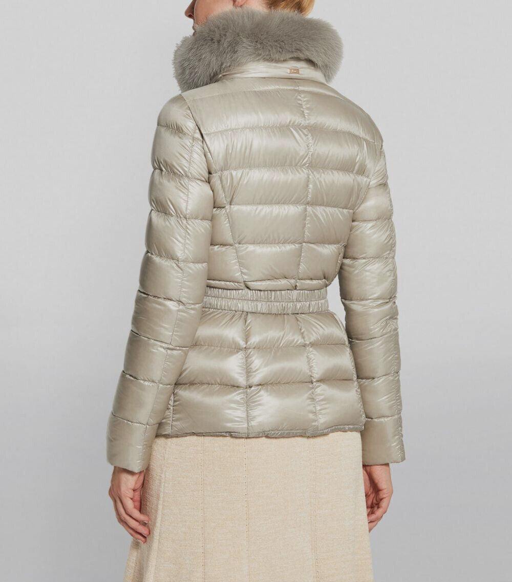 Herno Fur Trim Claudia Padded Jacket