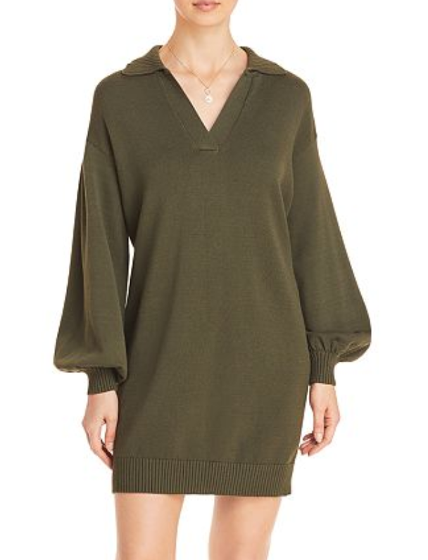 LINI Everlee Slouchy Polo Dress