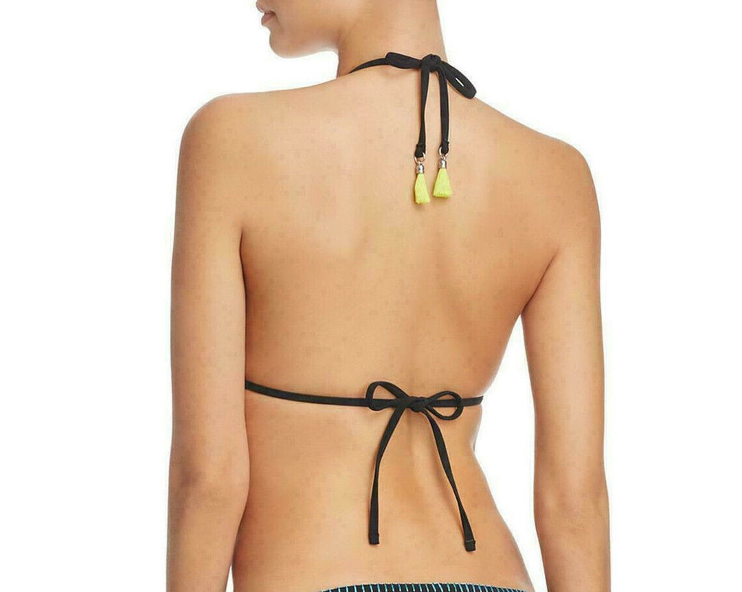 Nanette Lepore Isla Marietas Embroidered Halter Bikini Top