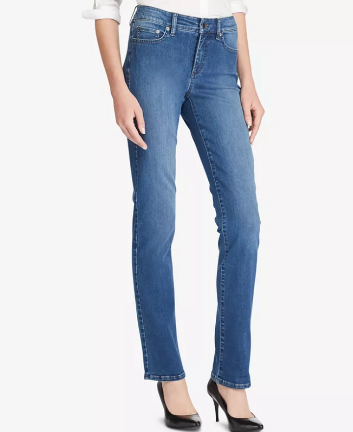 Ralph Lauren Petite Ultimate Premier Straight Jeans