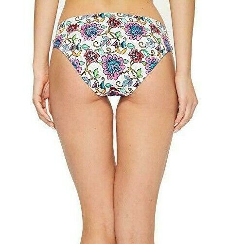 Nanette by Rosarito Floral-Print Strappy-Side Bikini Bottoms