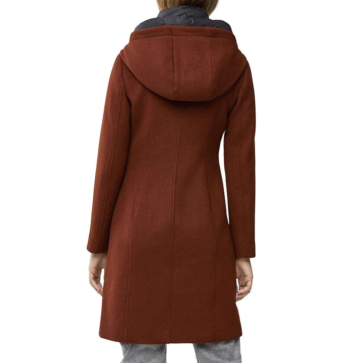 Soia & Kyo Jessica Mixed Media Coat