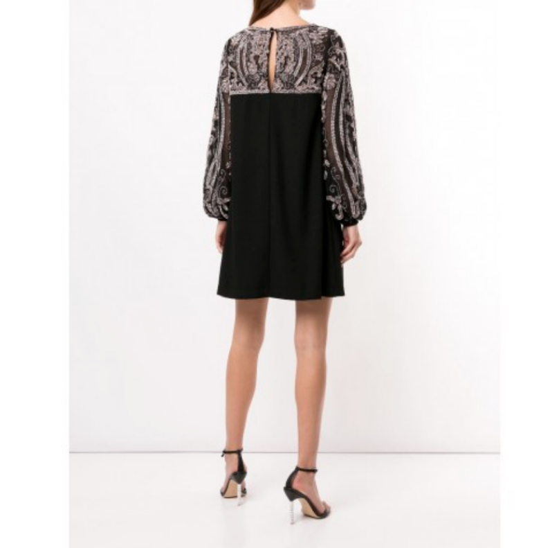 Aidan Mattox Embellished Mini Shift Dress