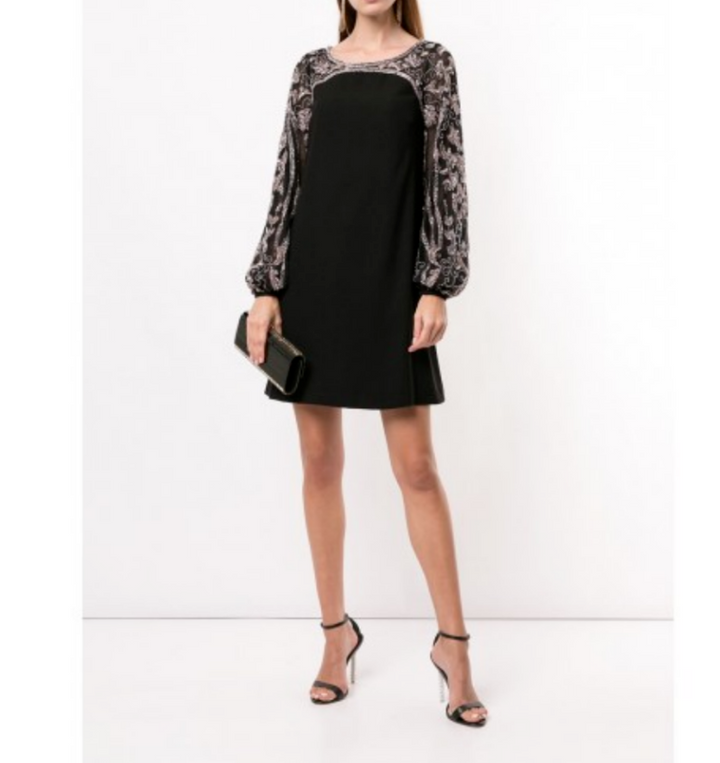 Aidan Mattox Embellished Mini Shift Dress