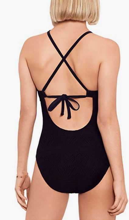 Salt + Cove Juniors' Crochet One-Piece Swimsuit