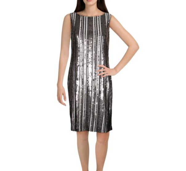 Lauren Ralph Lauren Striped Sequin Dress