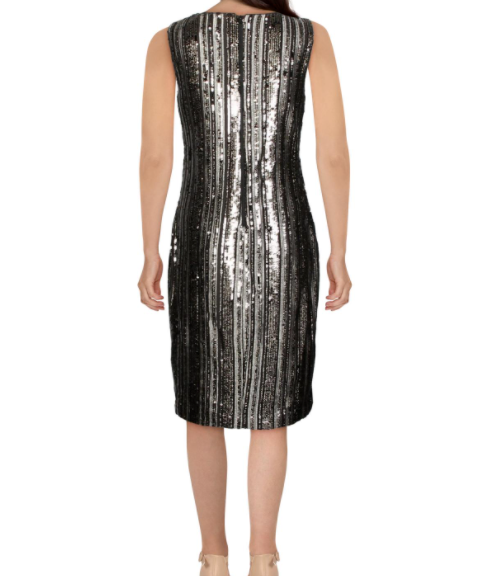 Lauren Ralph Lauren Striped Sequin Dress