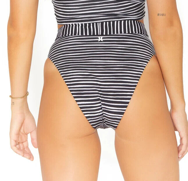 HURLEY Striped Bikini Bottoms