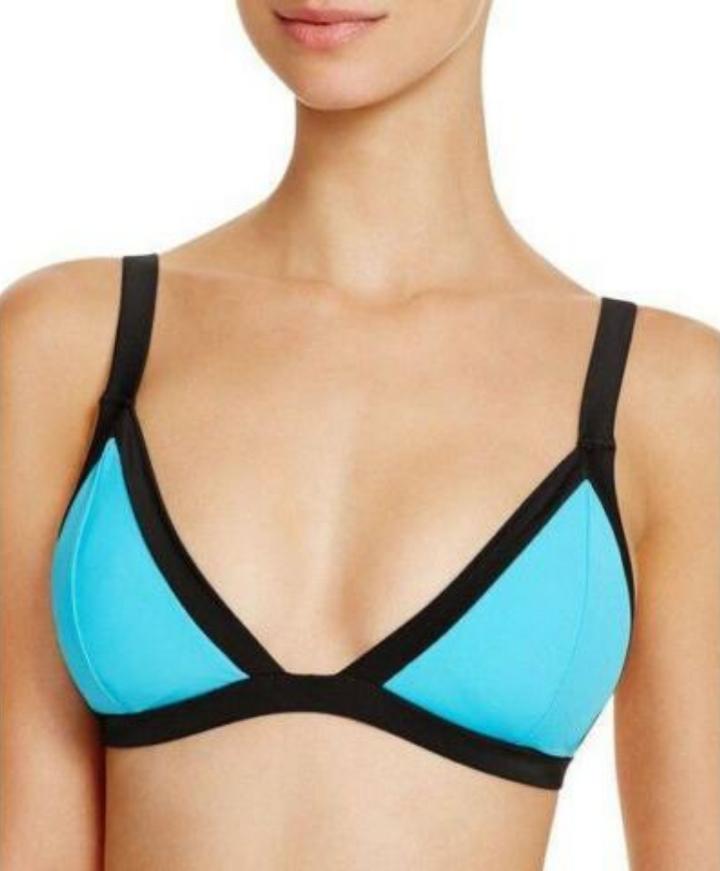 Sole East Sobe Color Block Triangle Bikini Top