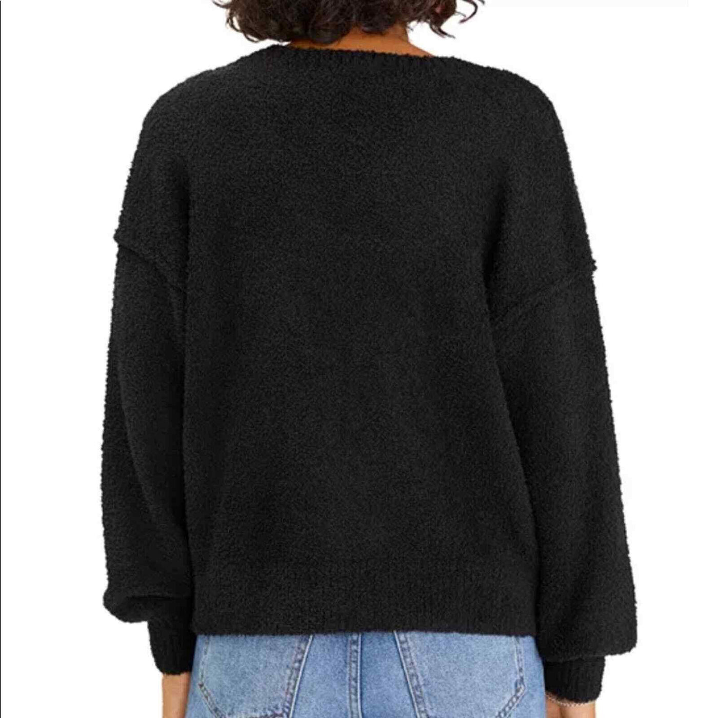 Sanctuary Plush V Neck Sweater