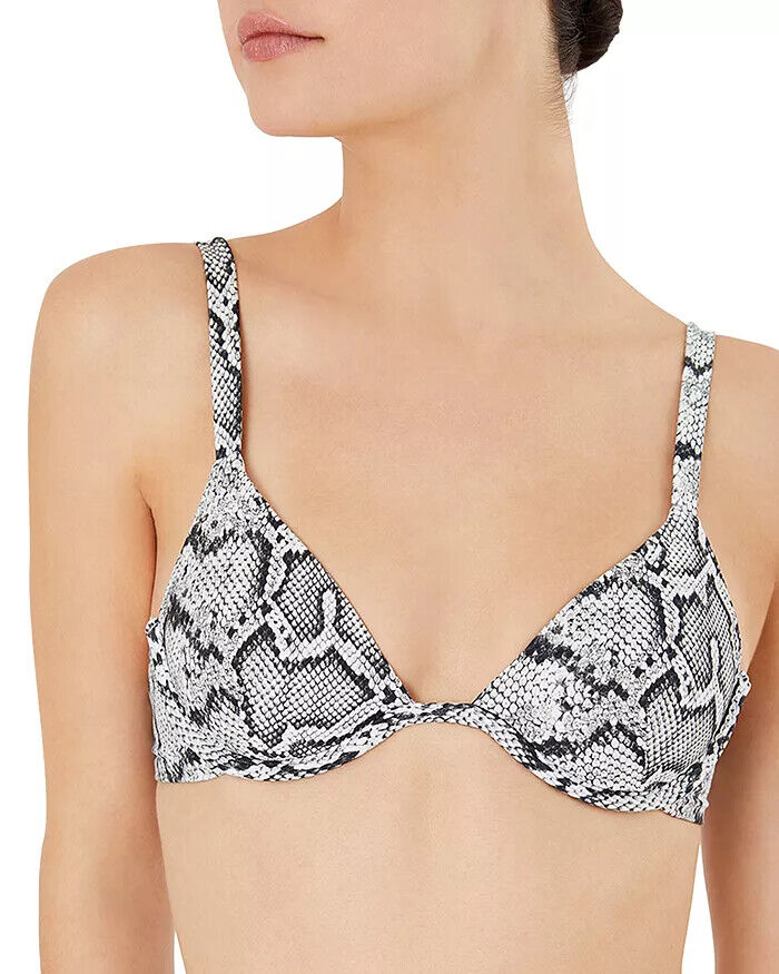 Onia Anna Printed Underwire Bikini Top