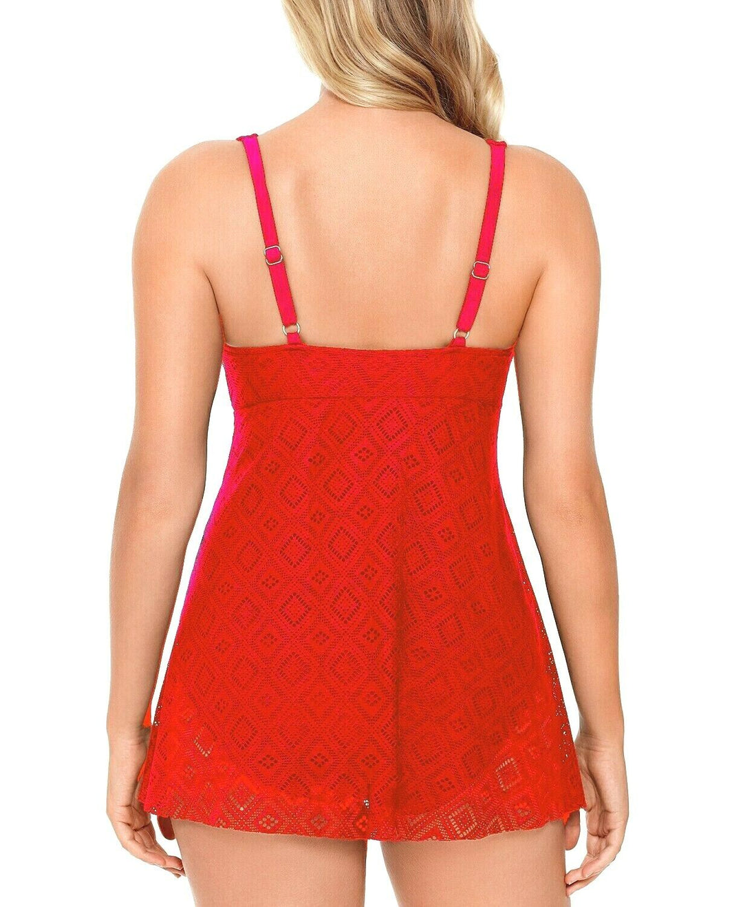 Swim Solutions Crochet Flyaway Swimdress