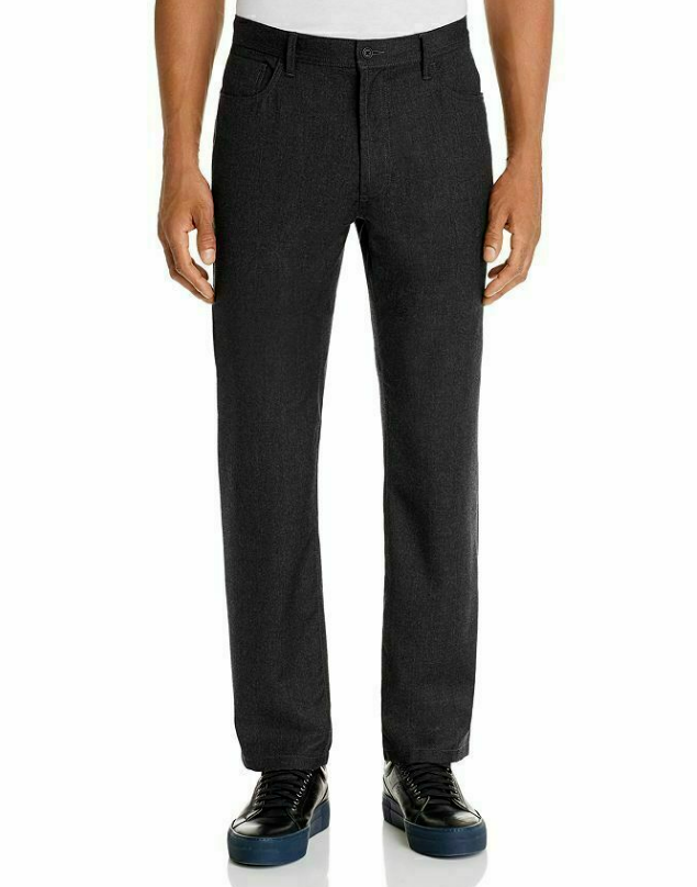 The Men's Store Five-Pocket Wool-Blend Tailored Fit Pants